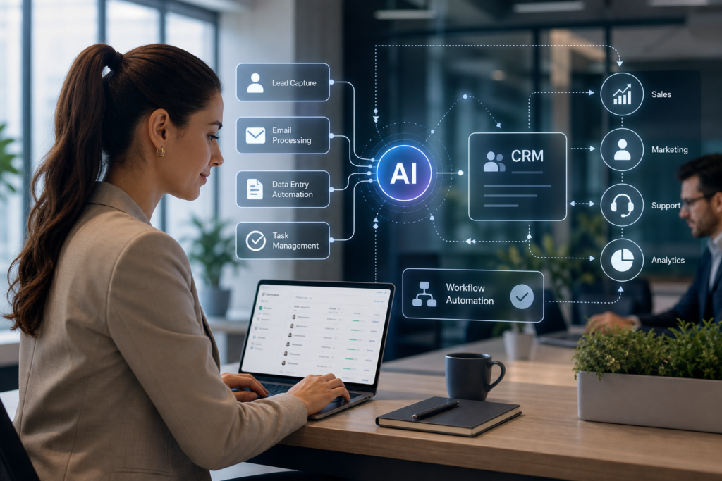 Integrating AI agents with CRMs for enhanced business efficiency