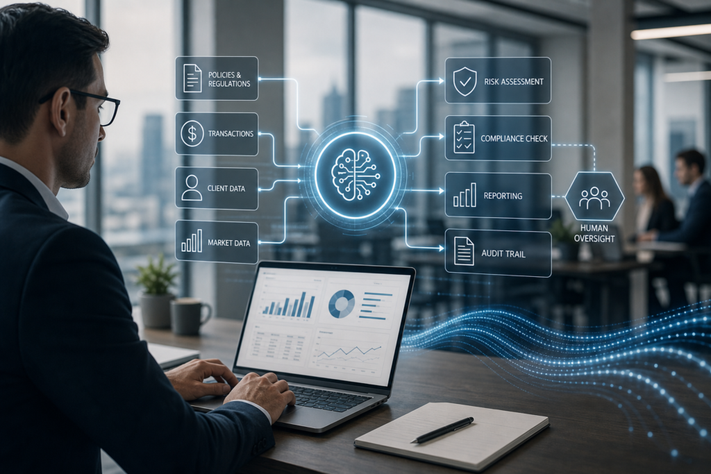 Utilizing AI for Compliance in Financial Services