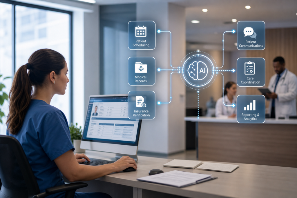 Transforming Healthcare Operations through AI Workflows